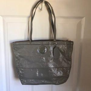 Coach grey tote
